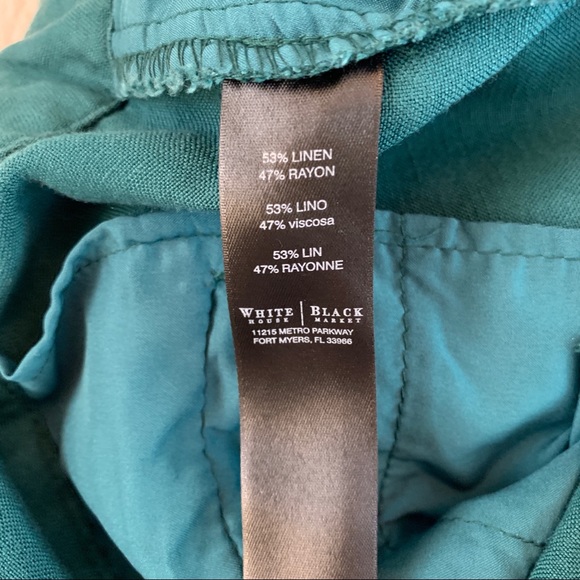 White House Black Market Linen Shorts Size 0 - Picture 7 of 11